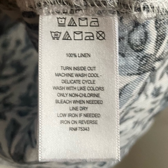 Lucky Brand 100% Linen Dress. Pre-Owned. - Picture 5 of 7